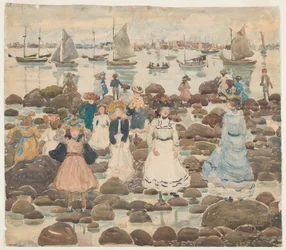 Low Tide, Beachmont, c.1902